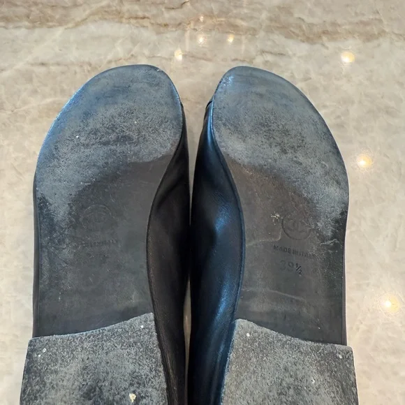 Chanel Black Leather Ballet Flats - Picture 6 of 6